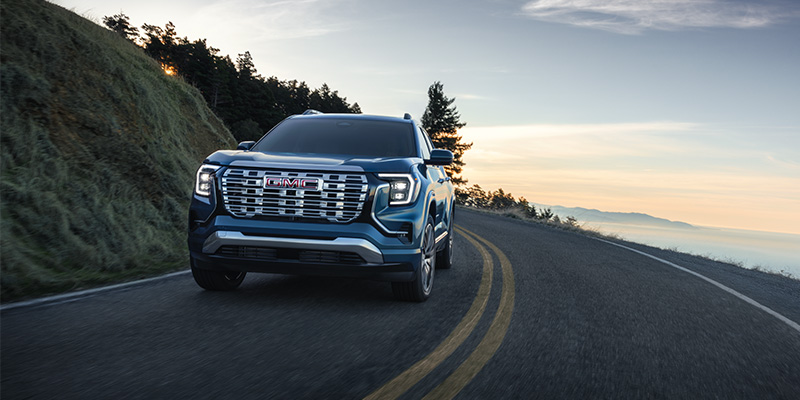 2026 GMC Terrain running on roads 