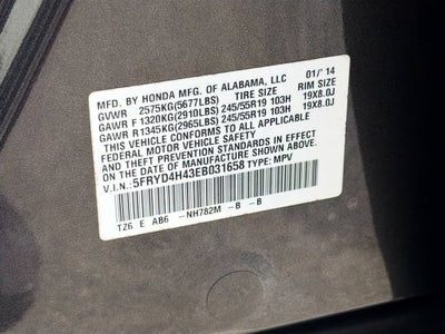 2014 Acura MDX Tech Pkg
