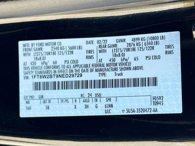 2022 Ford Super Duty F-250 SRW XL