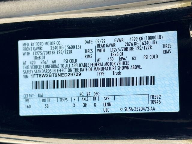 2022 Ford Super Duty F-250 SRW XL