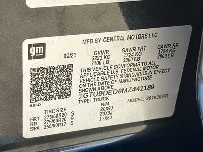 2021 GMC Sierra 1500 SLT