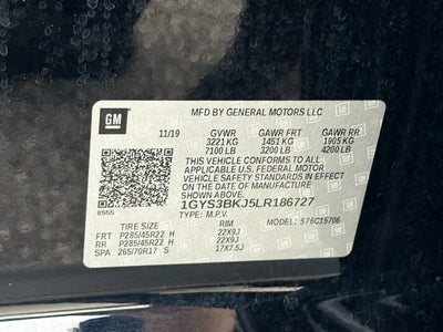 2020 Cadillac Escalade Luxury