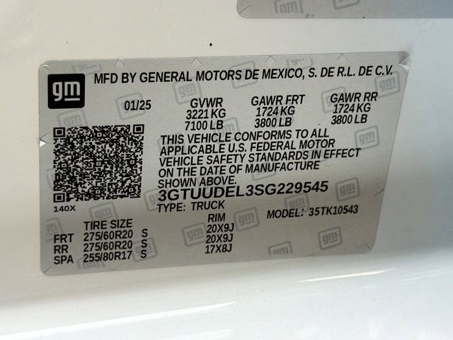 2025 GMC Sierra 1500 SLT