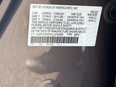 2020 Acura MDX Base