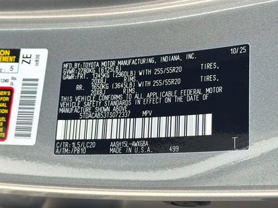 2026 Toyota Grand Highlander Hybrid Limited