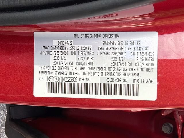 2022 Mazda Mazda CX-9 Grand Touring