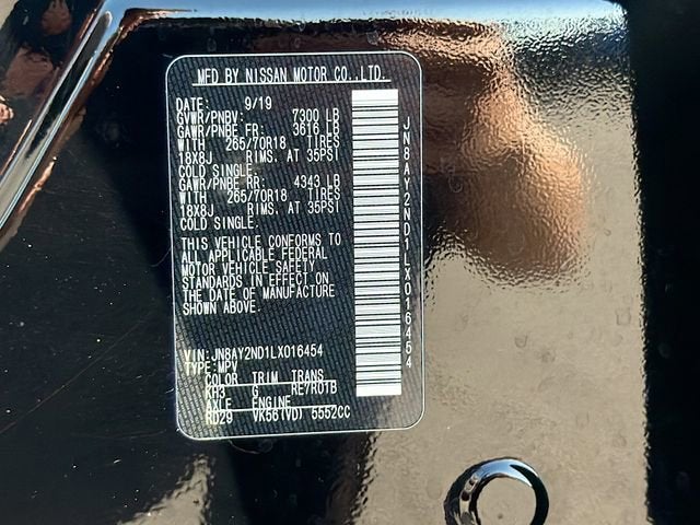 2020 Nissan Armada SV