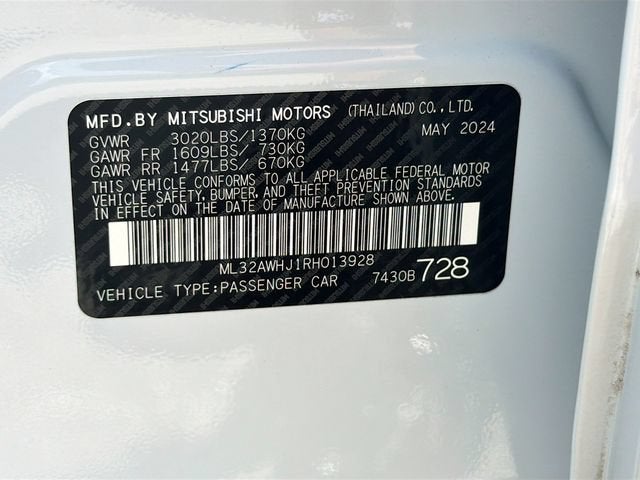 2024 Mitsubishi Mirage Ralliart