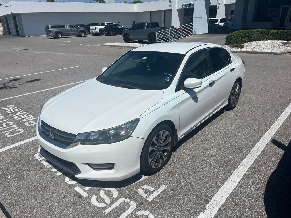 Used 2014 Honda Accord Sport with VIN 1HGCR2F58EA291626 for sale in Venice, FL